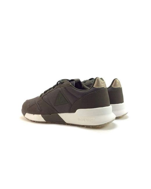 Le Coq Sportif Green Omega X Metallic Trainers for men