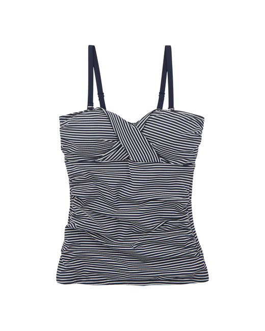 Regatta Blue Ladies Aceana Iii Seeksucker Tankini Top
