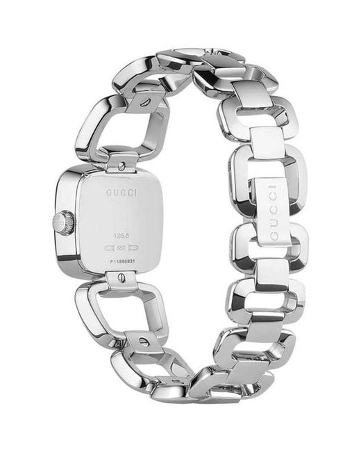 Gucci Metallic Ya125502 Ladies Mother Of Pearl Watch