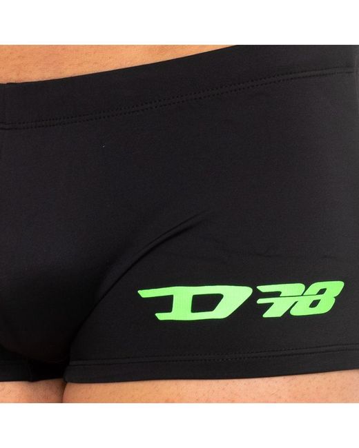 DIESEL Black Boxer Swimsuit With Inner Lining 00Smnr-0Naxk for men