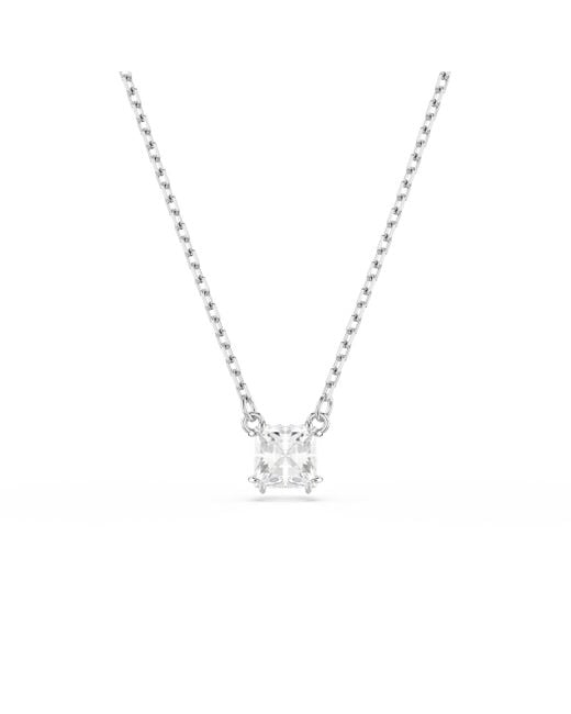 Swarovski Metallic 'Matrix' Base Metal Necklace