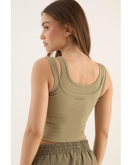 DSGN Studio Blue Sculpt Double Layered Sports Vest