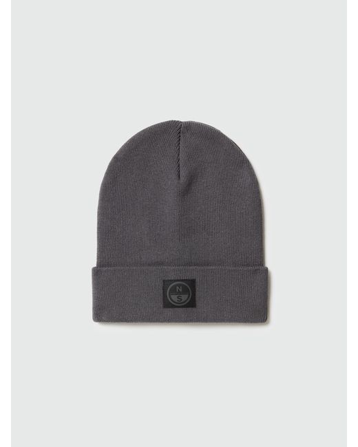 North Sails Beanie Mit North Tech Patch in Gray für Herren