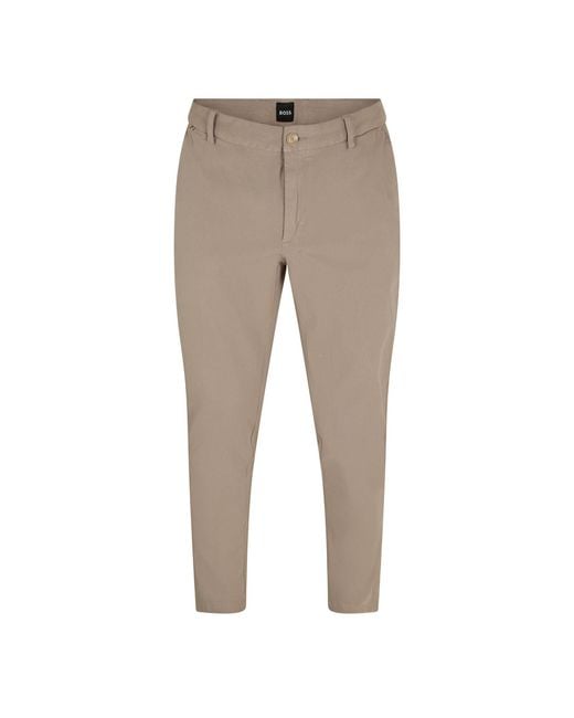 Boss Natural H Kane1 10271526 01 Straight Leg Trousers for men