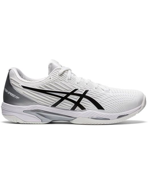 Asics White Solution Speed Ff 2 Tennis Shoes for men