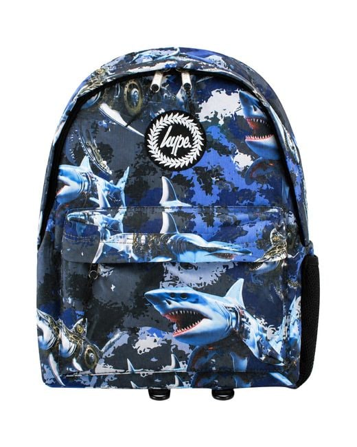 Hype Blue Mech Sharks Iconic Backpack