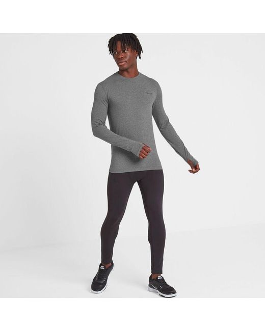 TOG24 Gray Snowdon Thermal Crewneck Marl for men