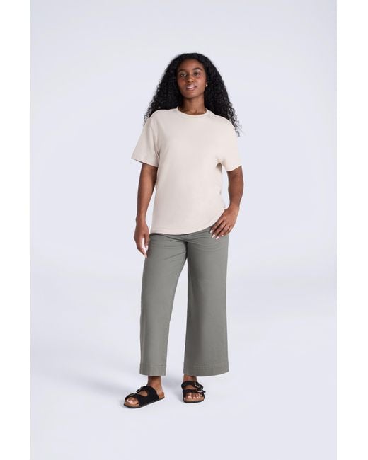 Mountain Warehouse White 'Grace' Heavyweight T-Shirt 100% Cotton Casual Short Sleeve Summer Top