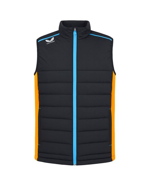 Castore Blue Logo Padded Gilet for men