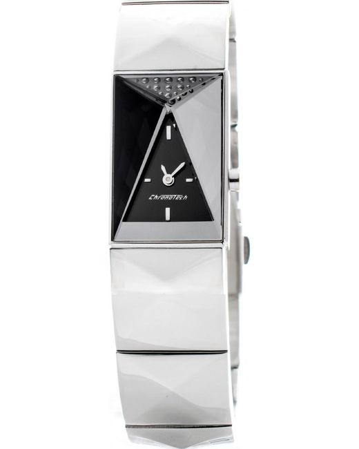 Chronotech Gray Ct7357S-03M Ladies Watch