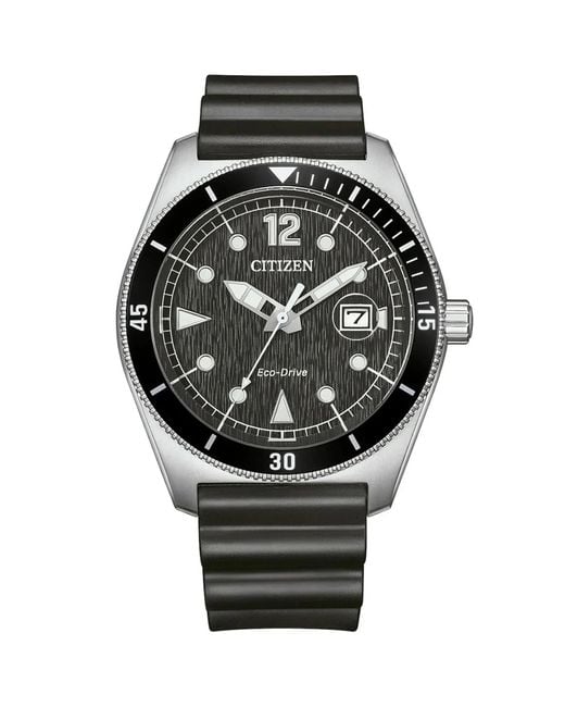 Citizen Black Watch Aw1889-00E Rubber for men