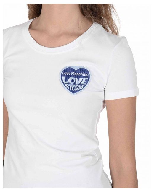 Love Moschino White T-Shirt