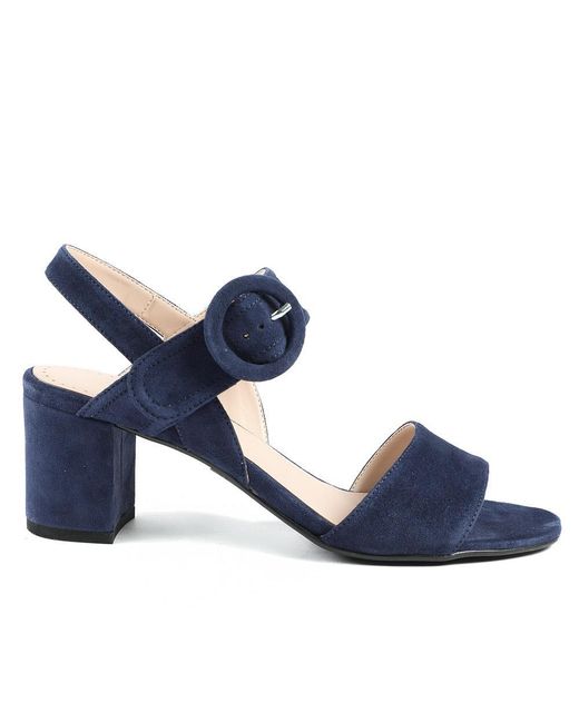 Jones Bootmaker Blue Garnett Smart Leather Sandals