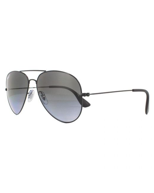 Ray-Ban Gray Sunglasses Rb3558 002/T3 Polarized Metal