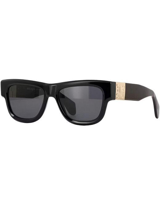 Palm Angels Black Accessories Merrill Rectangle Sunglasses for men