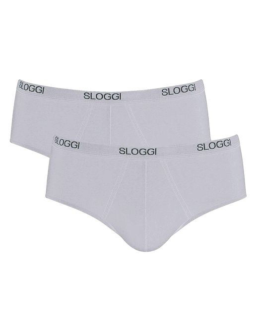 Sloggi White Basic Midi Brief for men