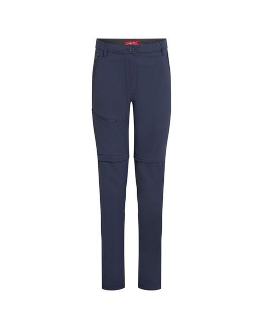 Craghoppers Blue Ladies Pro Iii Nosilife Convertible Trousers