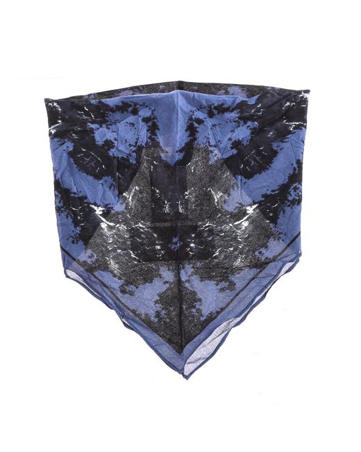 Buff Blue Face And Neck Bandana With Lightweight Fabric 114200