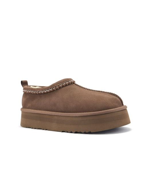 Australia Luxe Brown Outback Platfoam Braid Clay