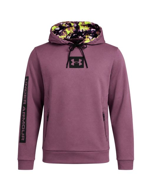 Under Armour Purple Summit Knit Hoodie for men