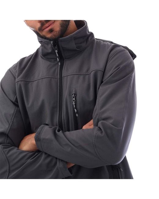Trespass Blue Softshell Jacket for men