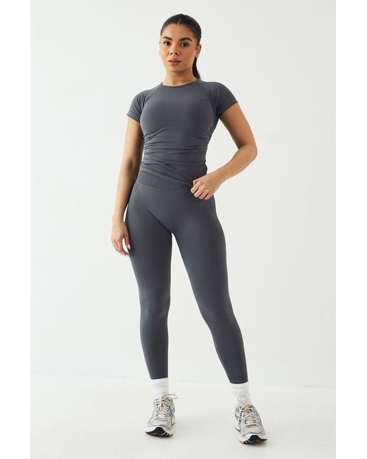 DSGN Studio Blue Sport Contour Bum Scrunch Seamless Legging