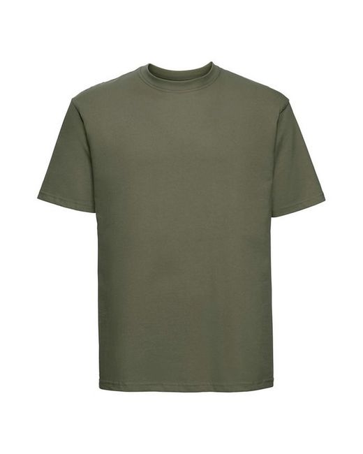 Russell Green Classic Ringspun Cotton T-Shirt for men