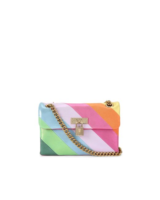 Kurt Geiger Multicolor Suede Mini Brixton Bag L