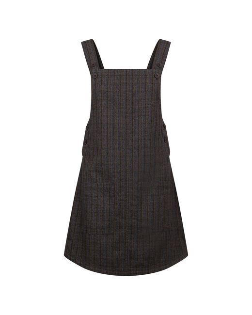 Trespass Black Ladies Twirl Casual Dress /Check) Cotton