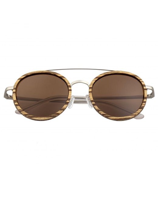 Earth Wood Brown Binz Polarized Sunglasses