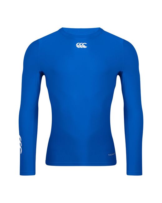 Canterbury Blue Thermoreg Long-Sleeved Top (Olympian) for men