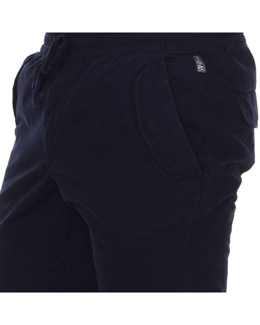 Napapijri Blue Maree Long Pants With Adjustable Drawstring And Elastic Hems Np0A4E2Y for men