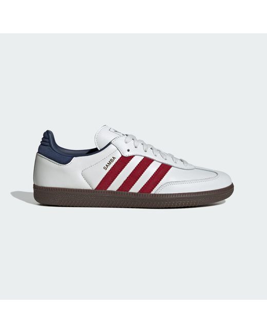 Adidas Originals Red Samba Og Shoes for men