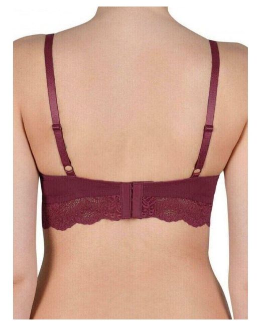 Cybèle Red Full Cup Moulded Bra Raspberry