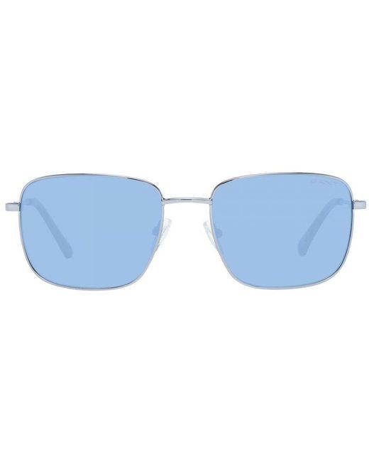 Gant Blue Square Sunglasses With Lenses for men
