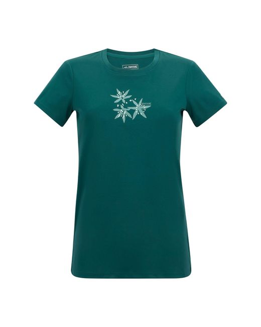 Regatta Green Ladies Fingal Flower T-Shirt (Mediterranean)