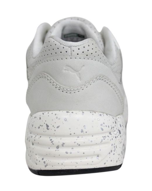 PUMA Gray R698 Roxx Whisper Lace Up Trinomic Trainers 360857 03 B1C Leather for men
