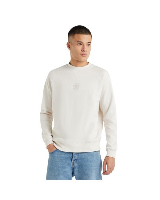 Umbro White Logo Sweatshirt Sand) for men