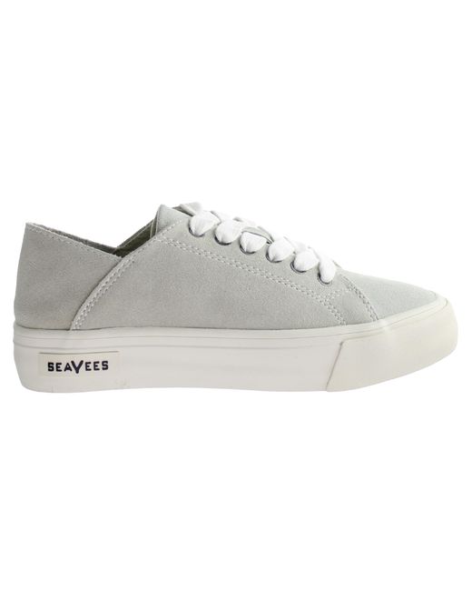 Seavees Gray Sausalito Sea Spray Sneaker Shoes Leather