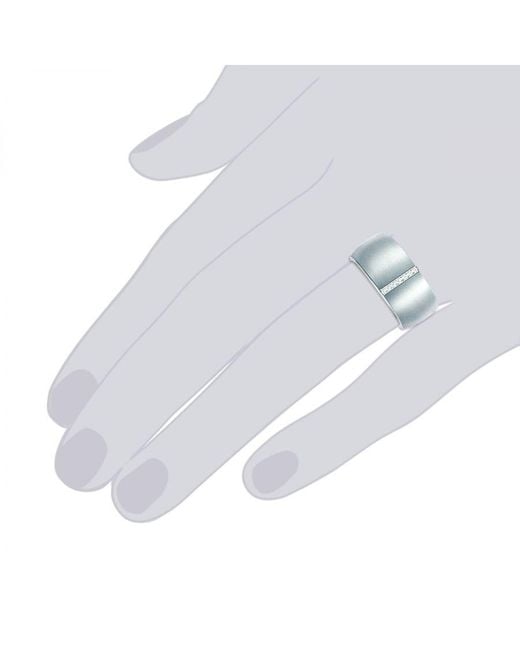 Rafaela Donata Blue Stainless Steel Ring
