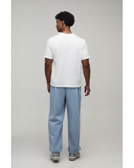 BoohooMAN Blue Essential Baggy Jogger for men
