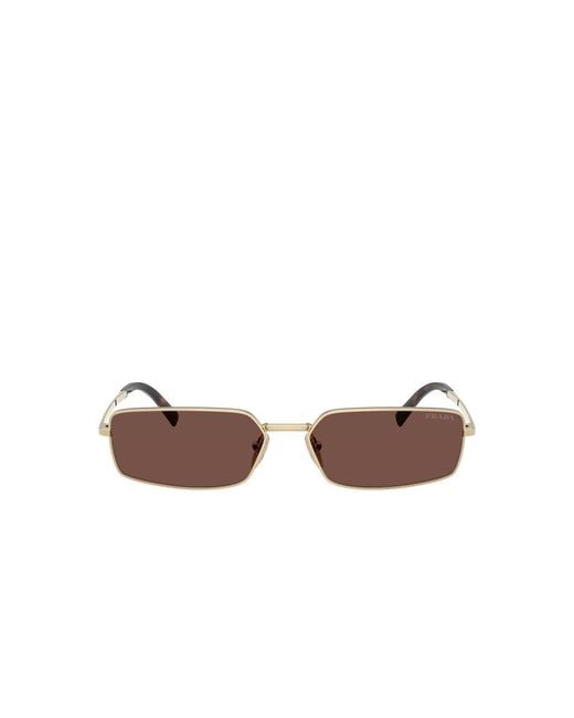 Prada Brown Sunglasses/ Metal
