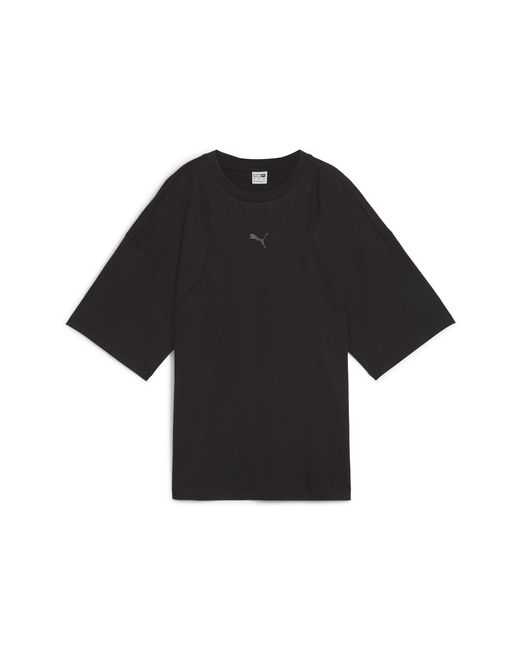 PUMA Black Dare To Oversized Cut-Out T-Shirt