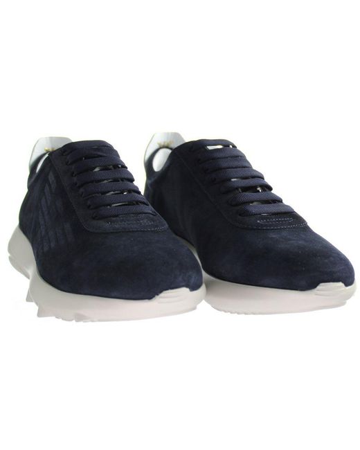 Armani Blue Emporio Sport Night Trainers for men