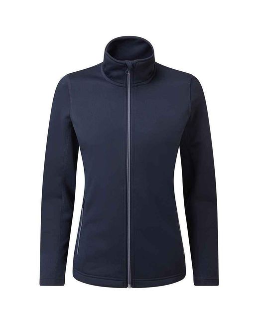 PREMIER Blue Ladies Sustainable Zipped Jacket (French)