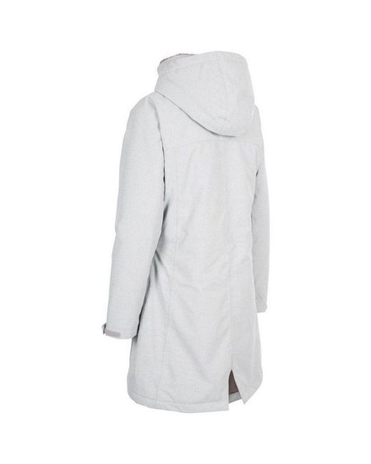 Trespass White Ladies Wintry Padded Jacket Marl)