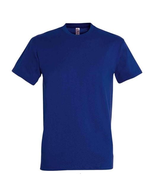 Sol's Blue Adult Imperial Heavy T-Shirt (Ultramarine)