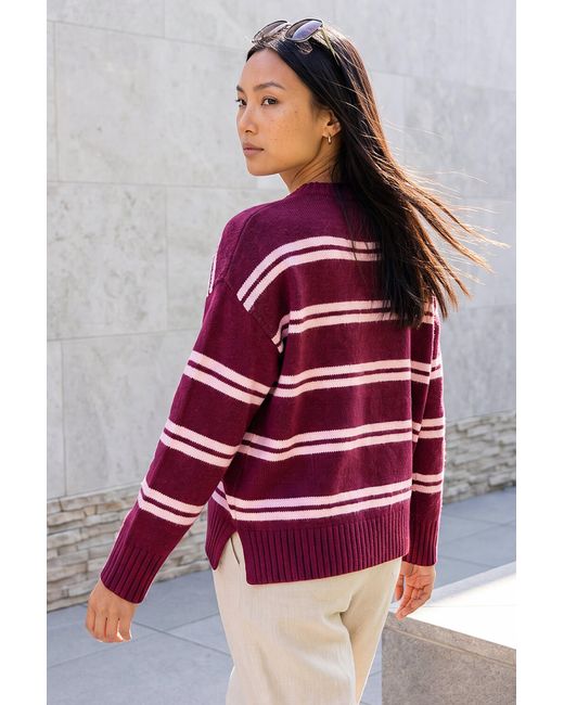 Roman Red Stripe Crew Neck Jumper