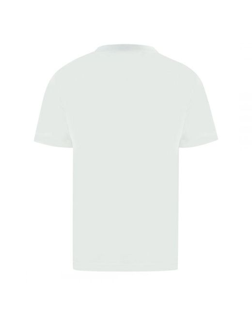 Palm Angels White La Spray Paint Logo T-Shirt Material_Cotton for men