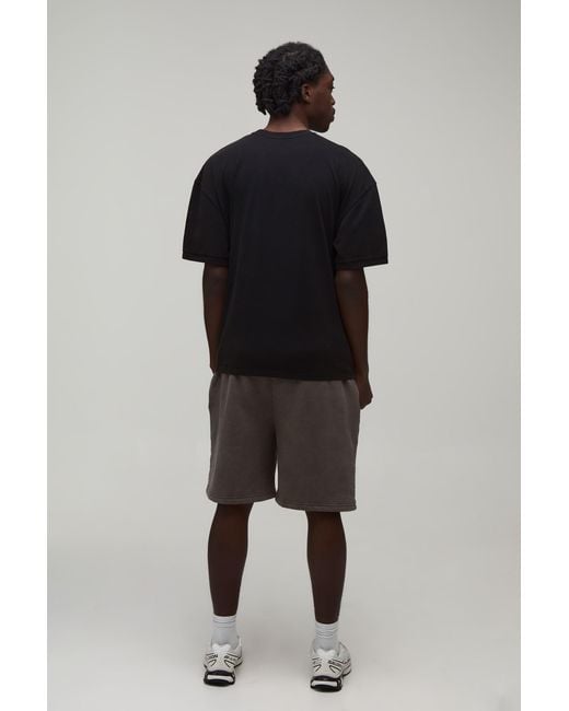BoohooMAN Black Essential Washed Oversized T-Shirt for men
